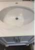 Laine Single Vanity W61cm - Stone Top